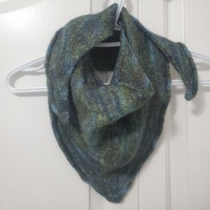 OOAK Handmade felted wool neckerchief scarf